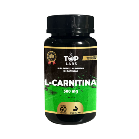 L - Carnitina Top Labs 60 Cápsulas