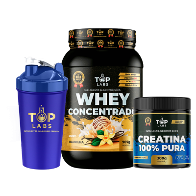 Kit-Inicial-Whey-Concentrado-+-Creatina-300g-+-Coqueteleira-600ML