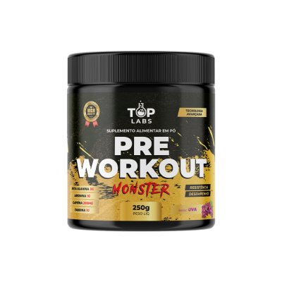 PREWORKOUT MONSTER UVA NOVO - 250 GR TOP LABS