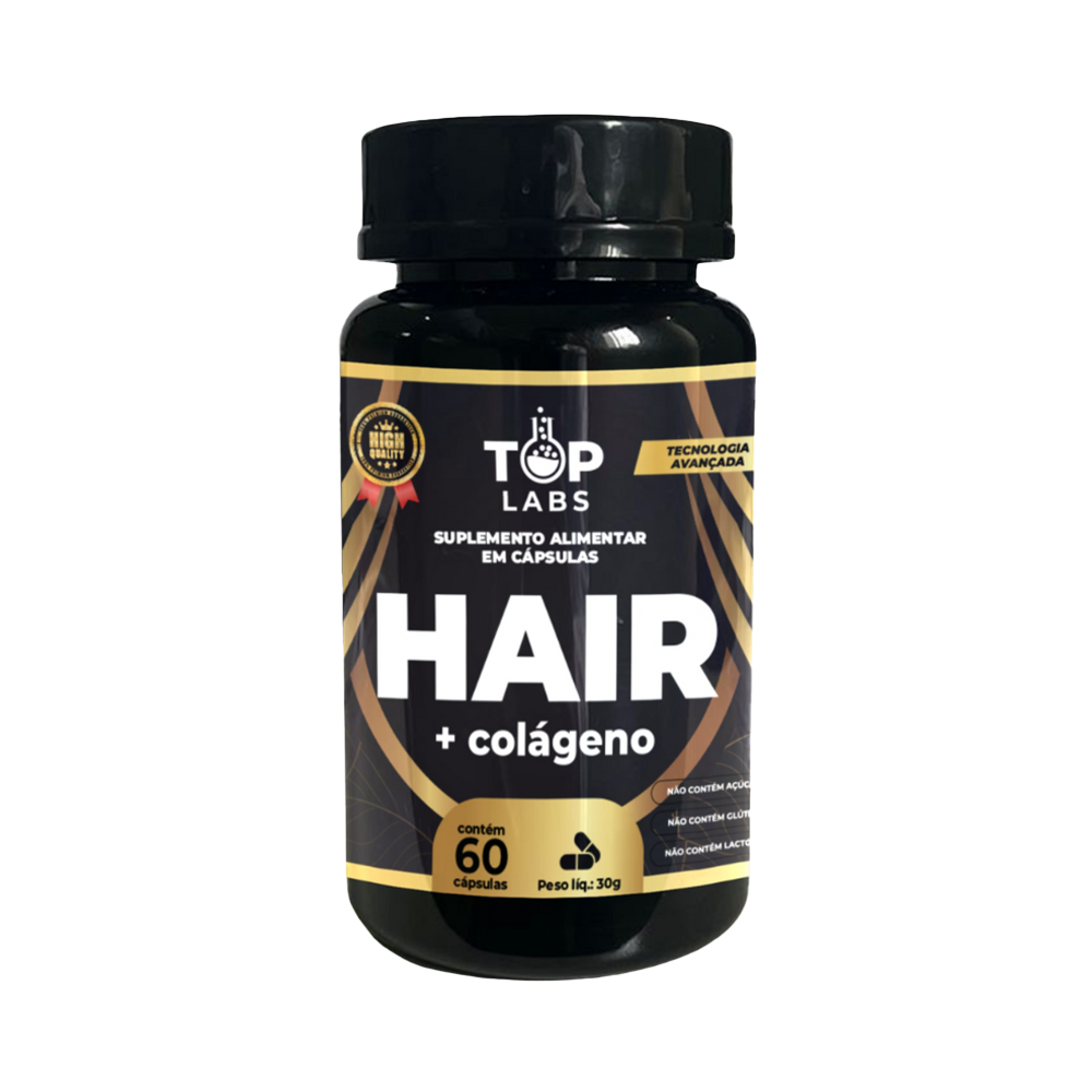 HAIR + COLÁGENO - 60 CAPS TOP LABS