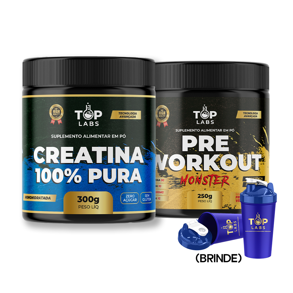 Kit-Basic-Creatina---Pré-treino---Coqueteleira-brinde