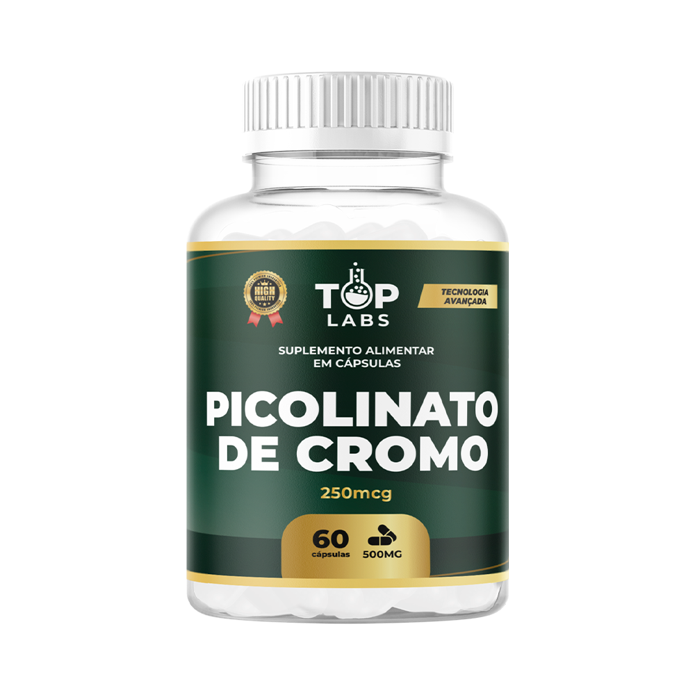 PICOLINATO DE CROMO - 60 CAPS TOP LABS